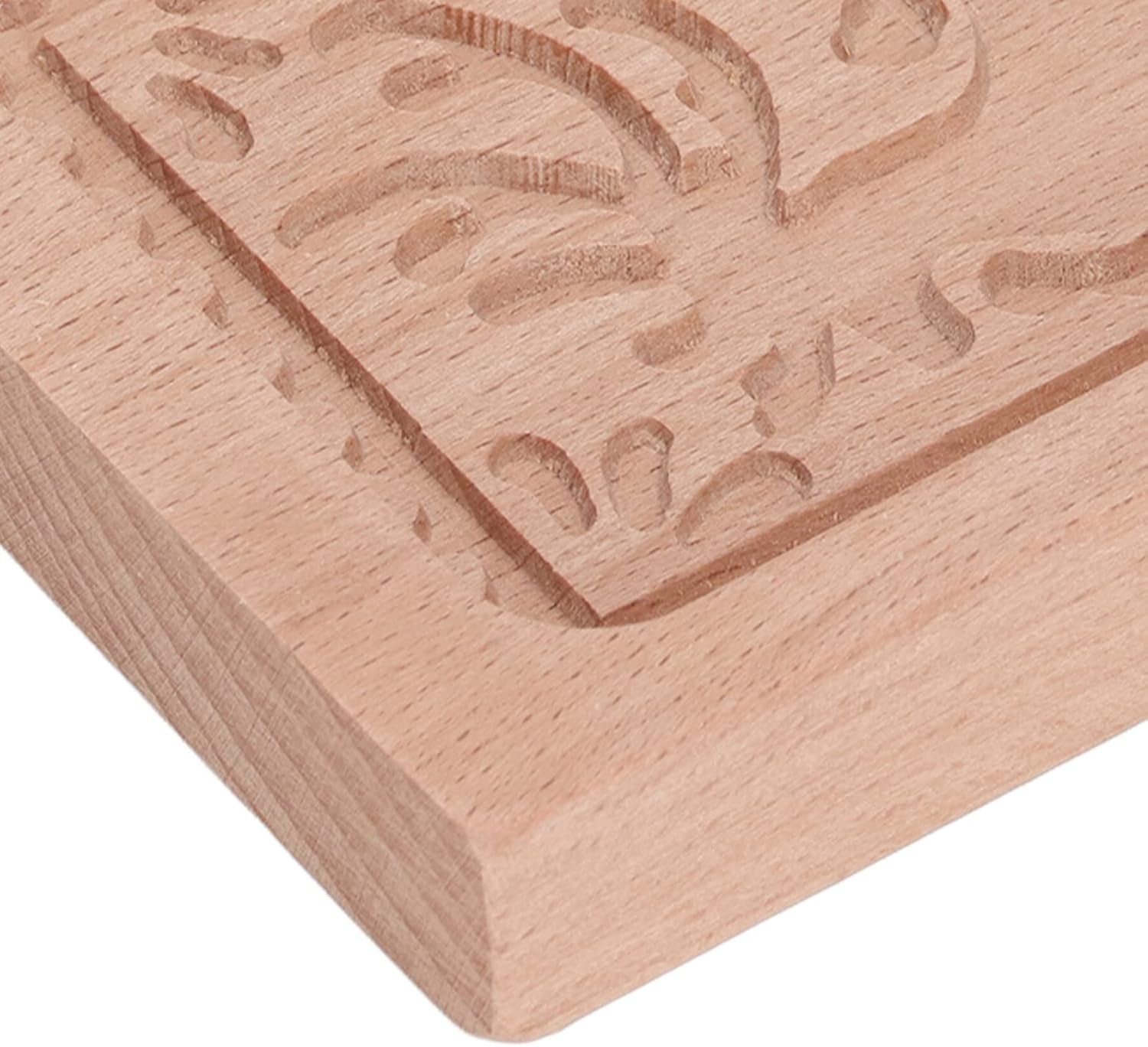 Fydun Carved Beech Wood Christmas Tree Cookie Cutter