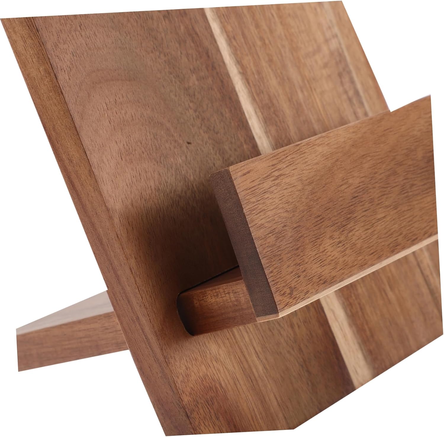 OKUMEYR Wooden Recipe Stand Wall-Mount Kitchen Holder