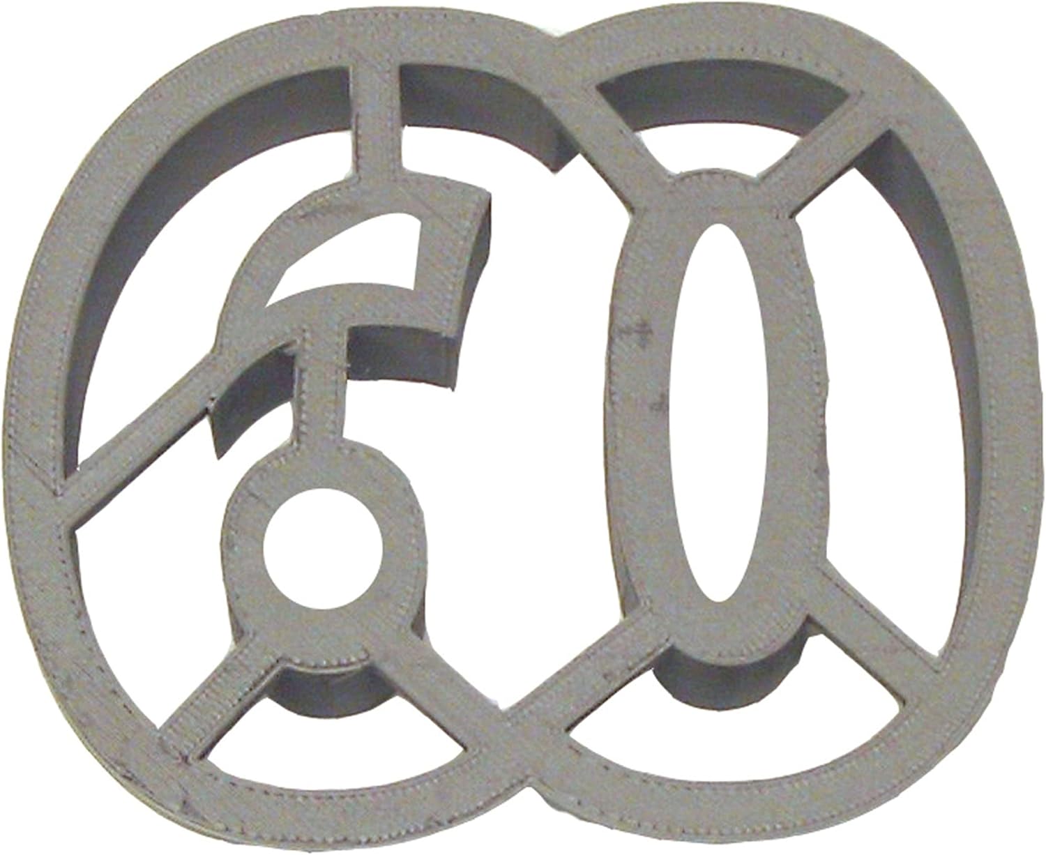 Foose Brand Number 60 Cookie Cutter 375 Inch - Durable Unique