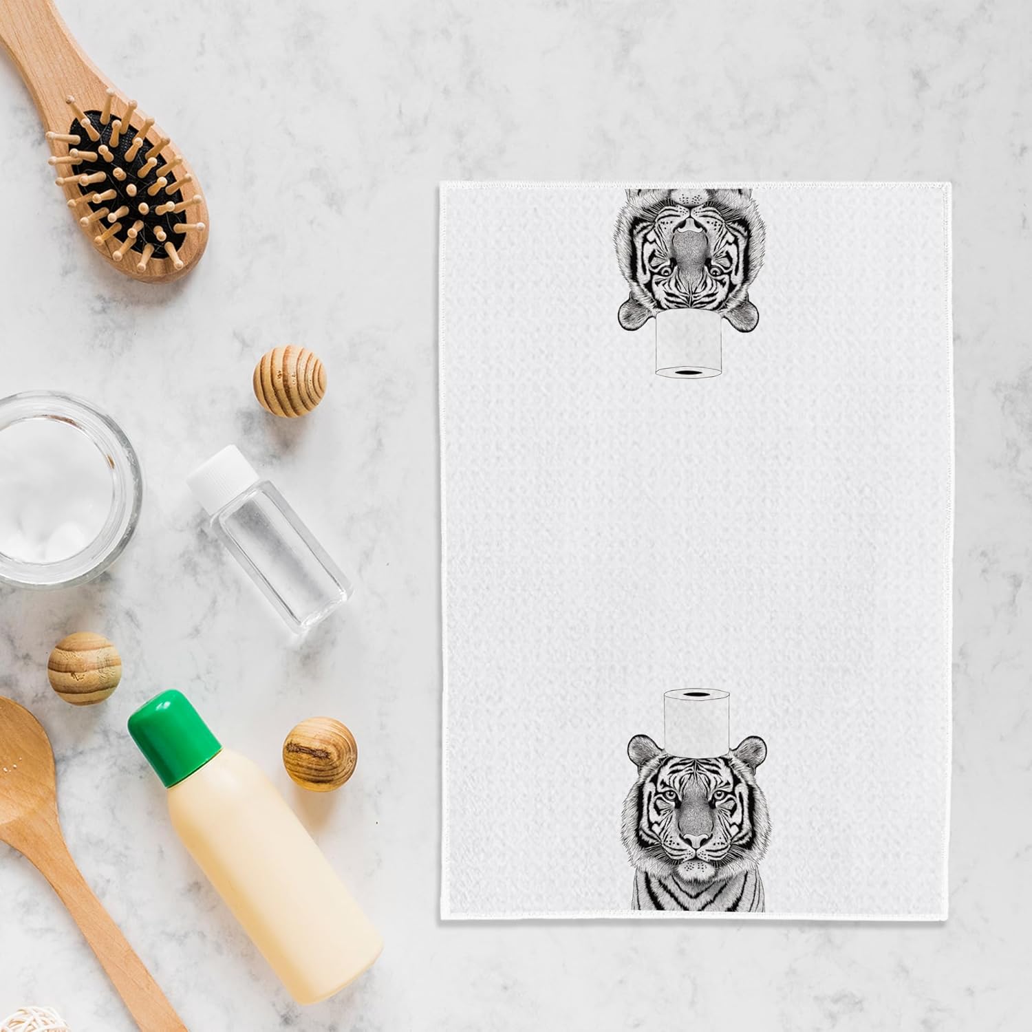 WFSM Tiger Hand Towels 16x24 Inch Premium Soft and Stylish