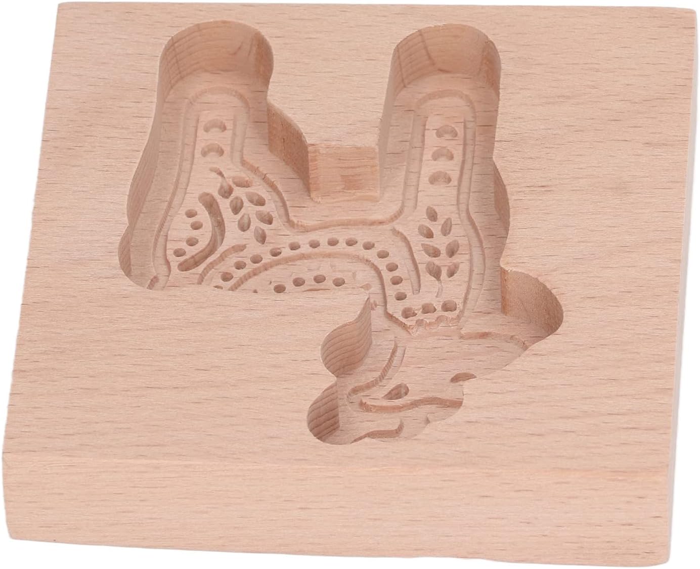 Acouto Carved Wooden Deer Cookie Cutter