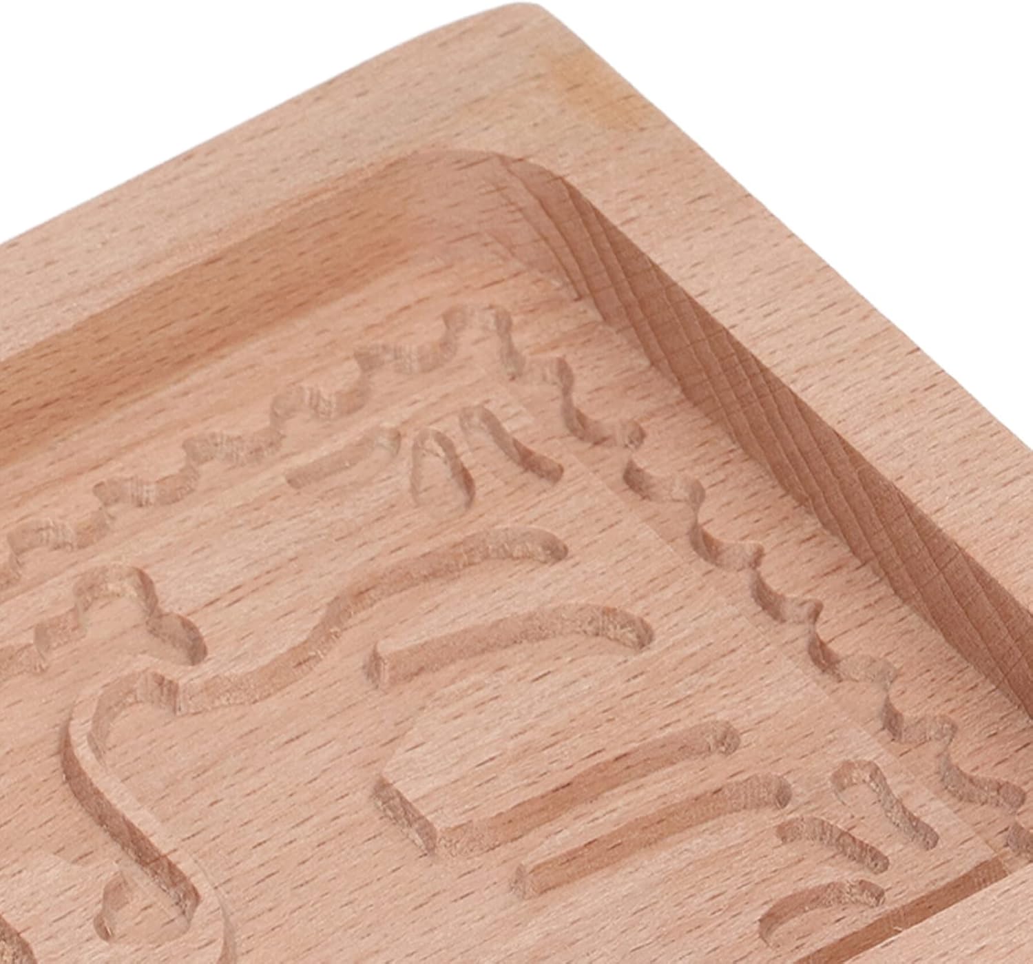 Fydun Carved Beech Wood Christmas Tree Cookie Cutter