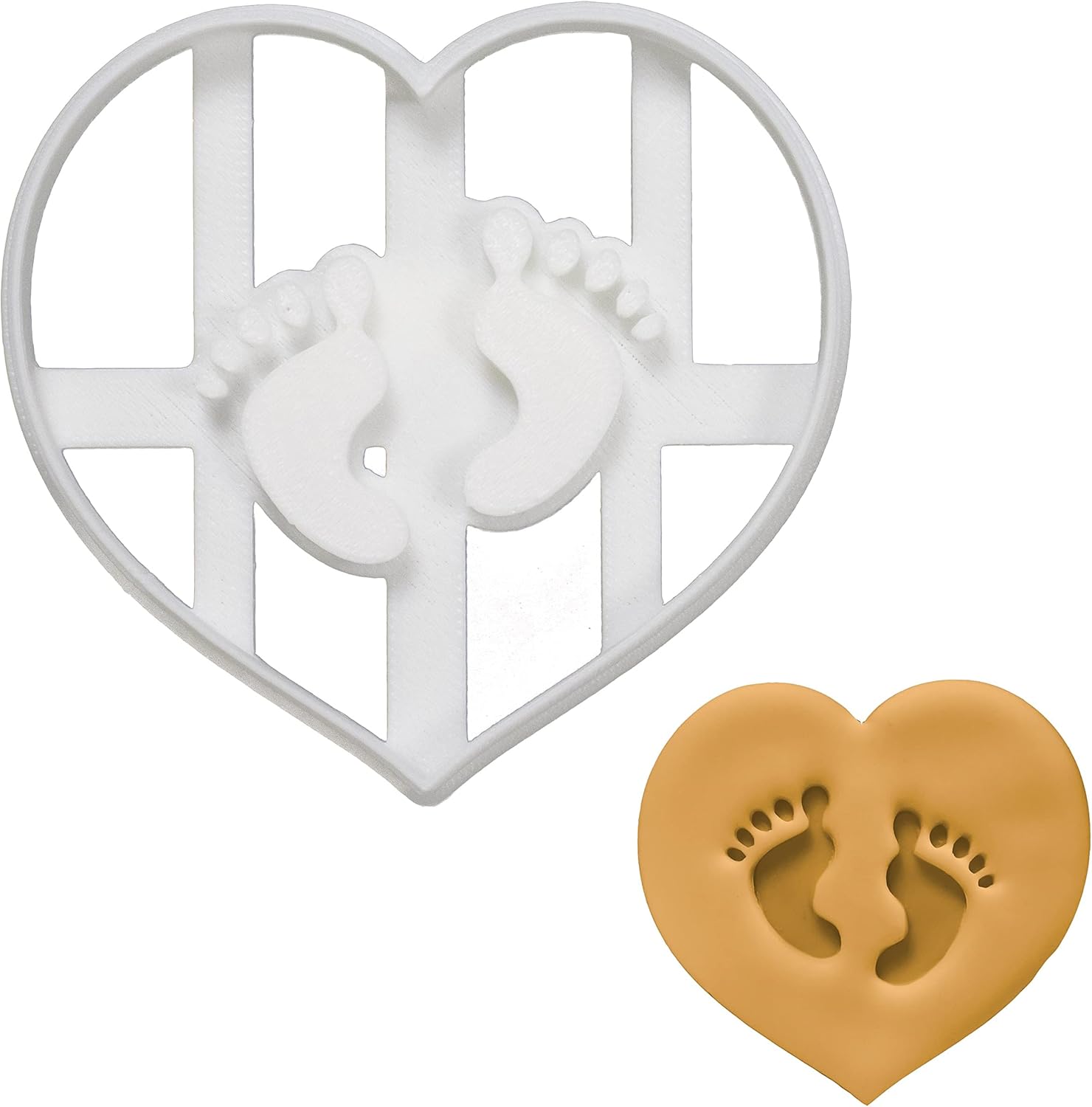Baby Footprints Cookie Cutter - 1 Piece Bakerlogy