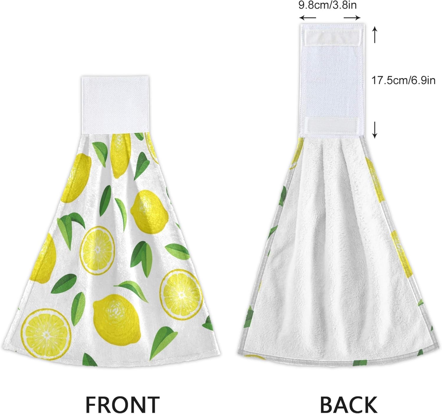 Aslsiy Summer Fresh Lemons Kitchen Towel Set of 2