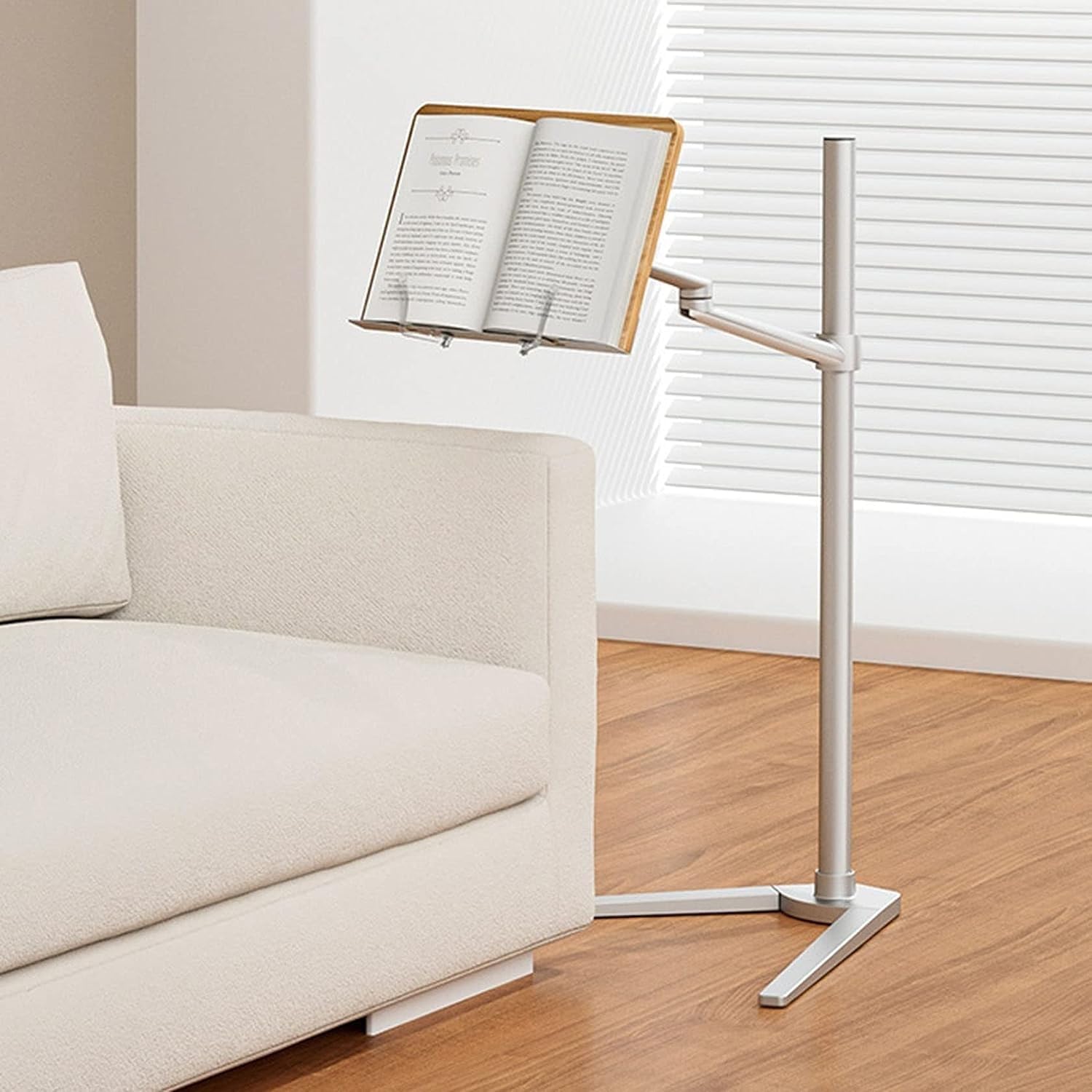 ZJDYDY 360-Degree Rotatable Book Stand for Reading and Cooking