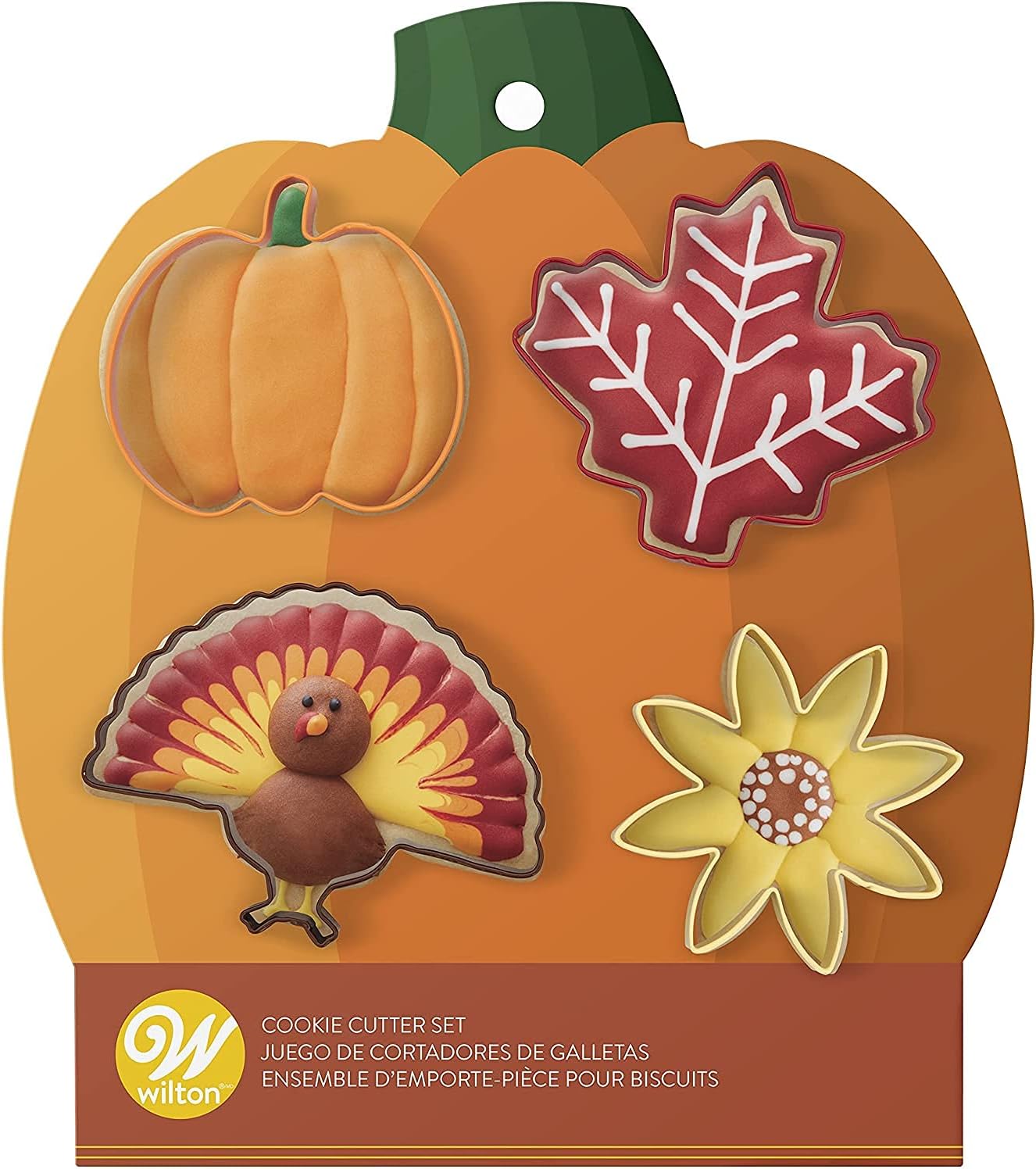 Wilton Metal Cookie Cutter Set 4-Piece Fall