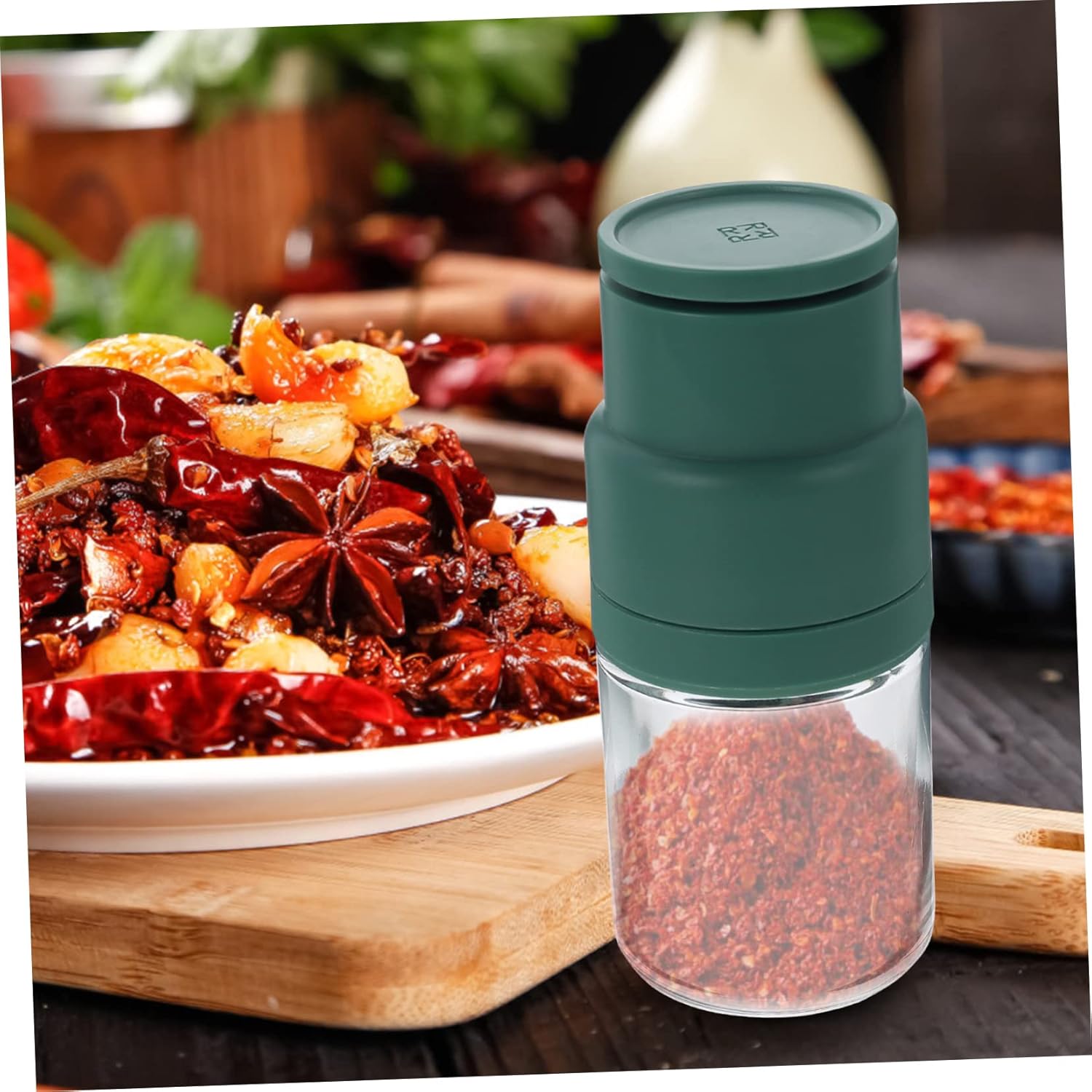 WATIIFUFU Manual Pepper Mill Salt Shaker Set