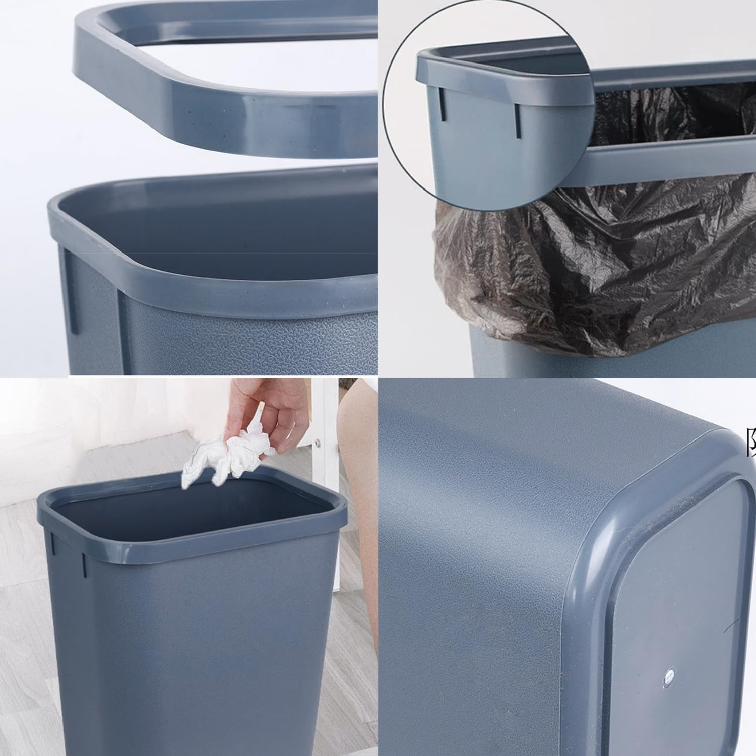 Halyuhn Small Trash Can 4 Pack 2 Gallon