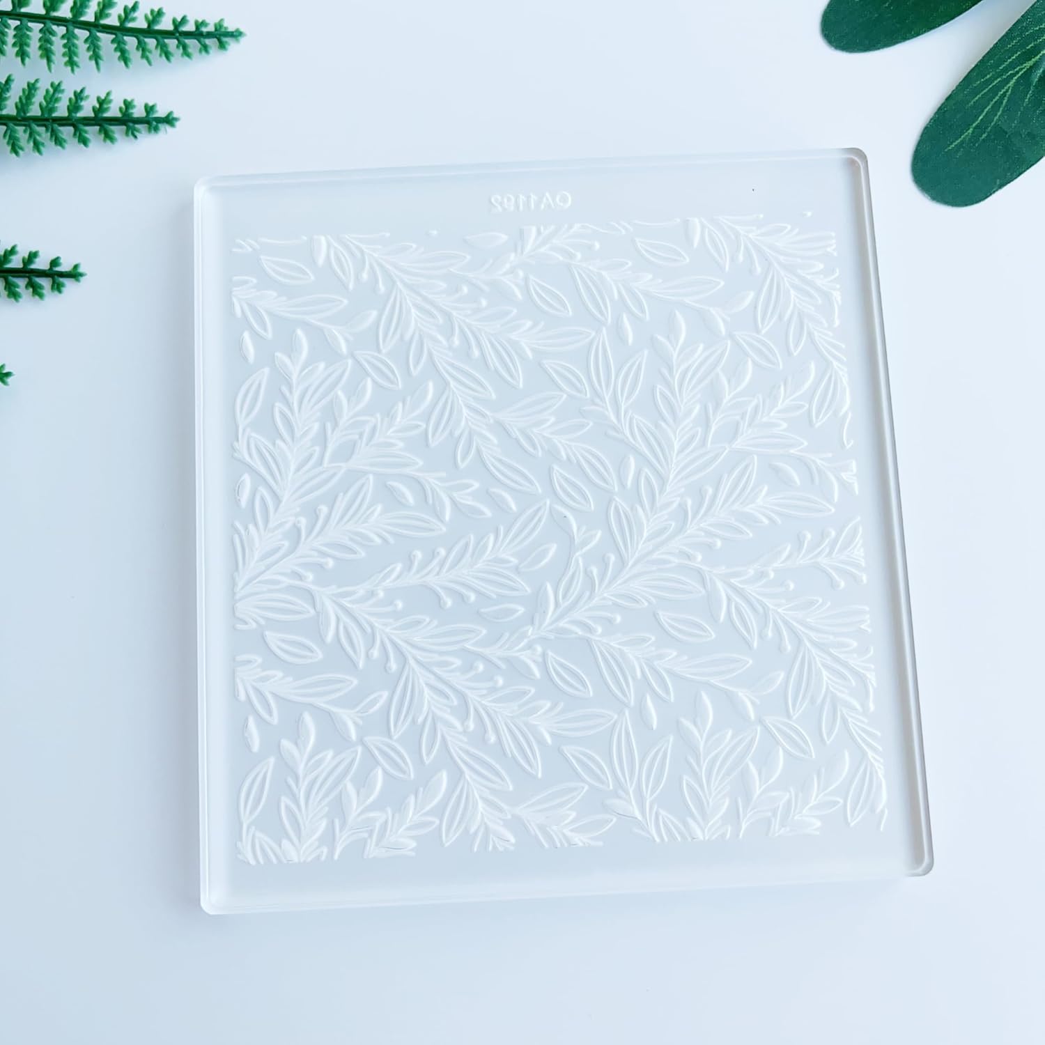 Woodland Texture Embosser Leaf Vine Cookie Stamp