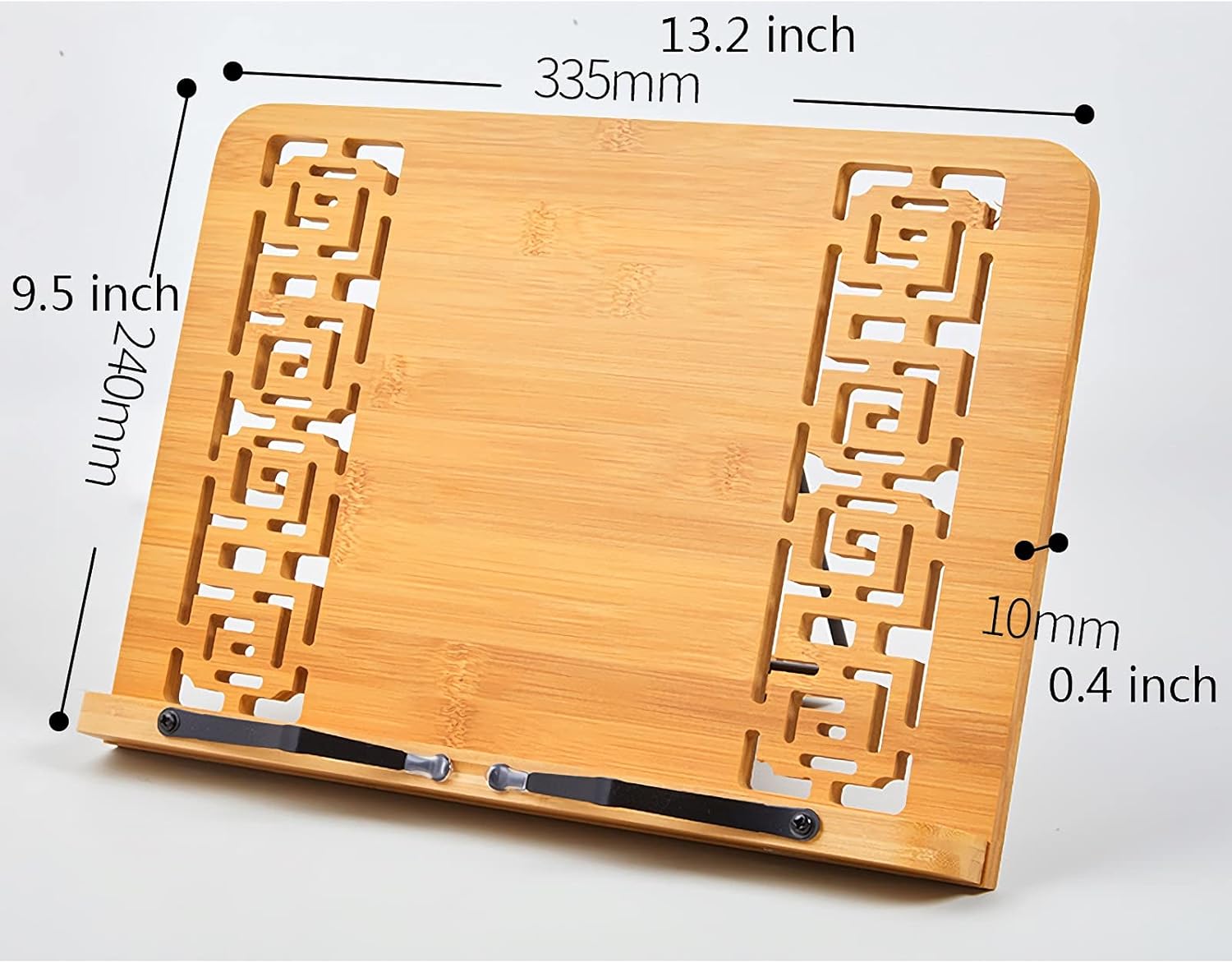 Foldable Cookbook Stand with Adjustable Angles