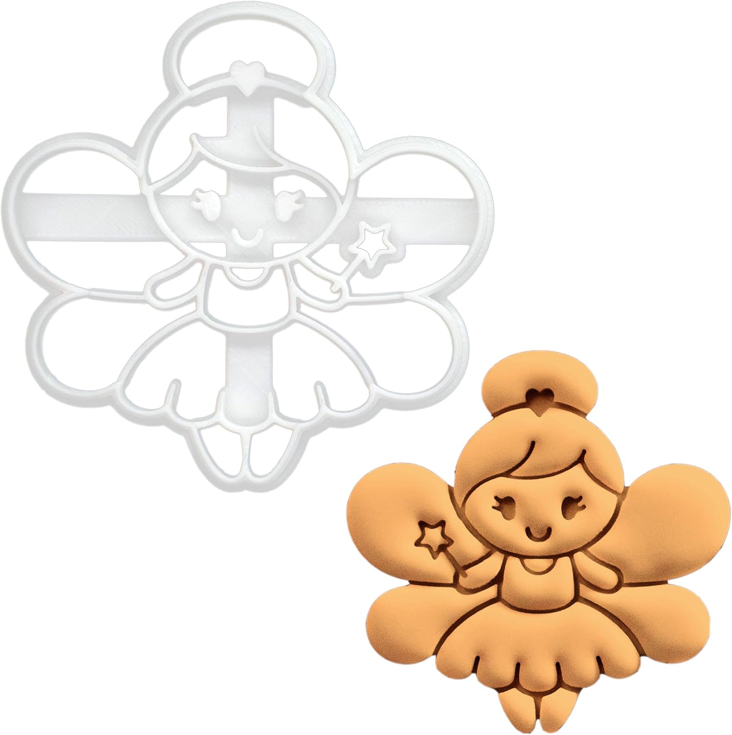 Bakerlogy Cute Fairy Cookie Cutter Set