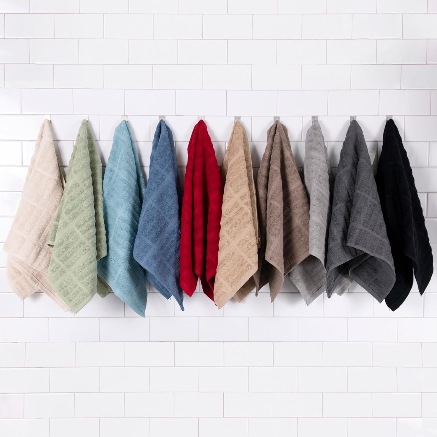 All-Clad Solid Kitchen Towel - 17x30 Inches 100 Cotton 1-Pack Cappuccino