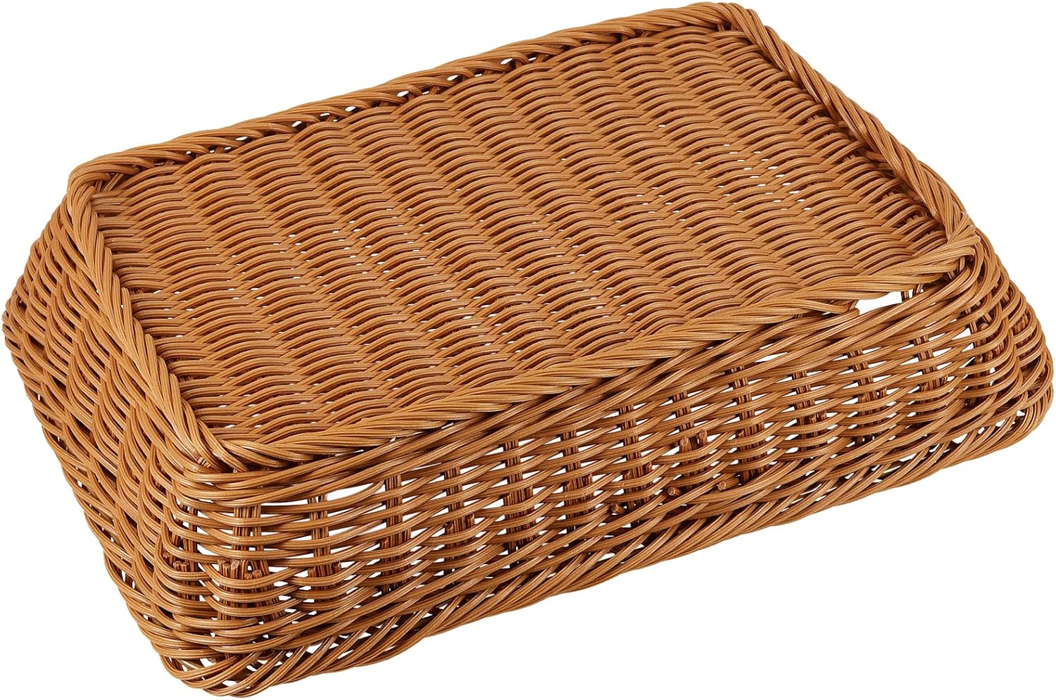 MANCHAP 3PCS 16 Inch Poly Wicker Bread Baskets