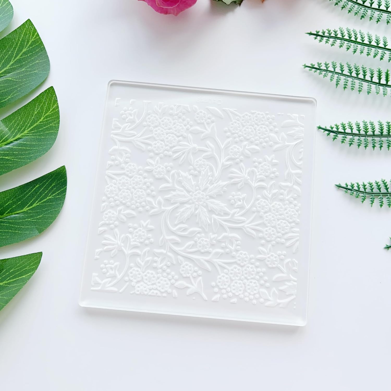Woodland Leaf Vine Texture Embosser for Cookies