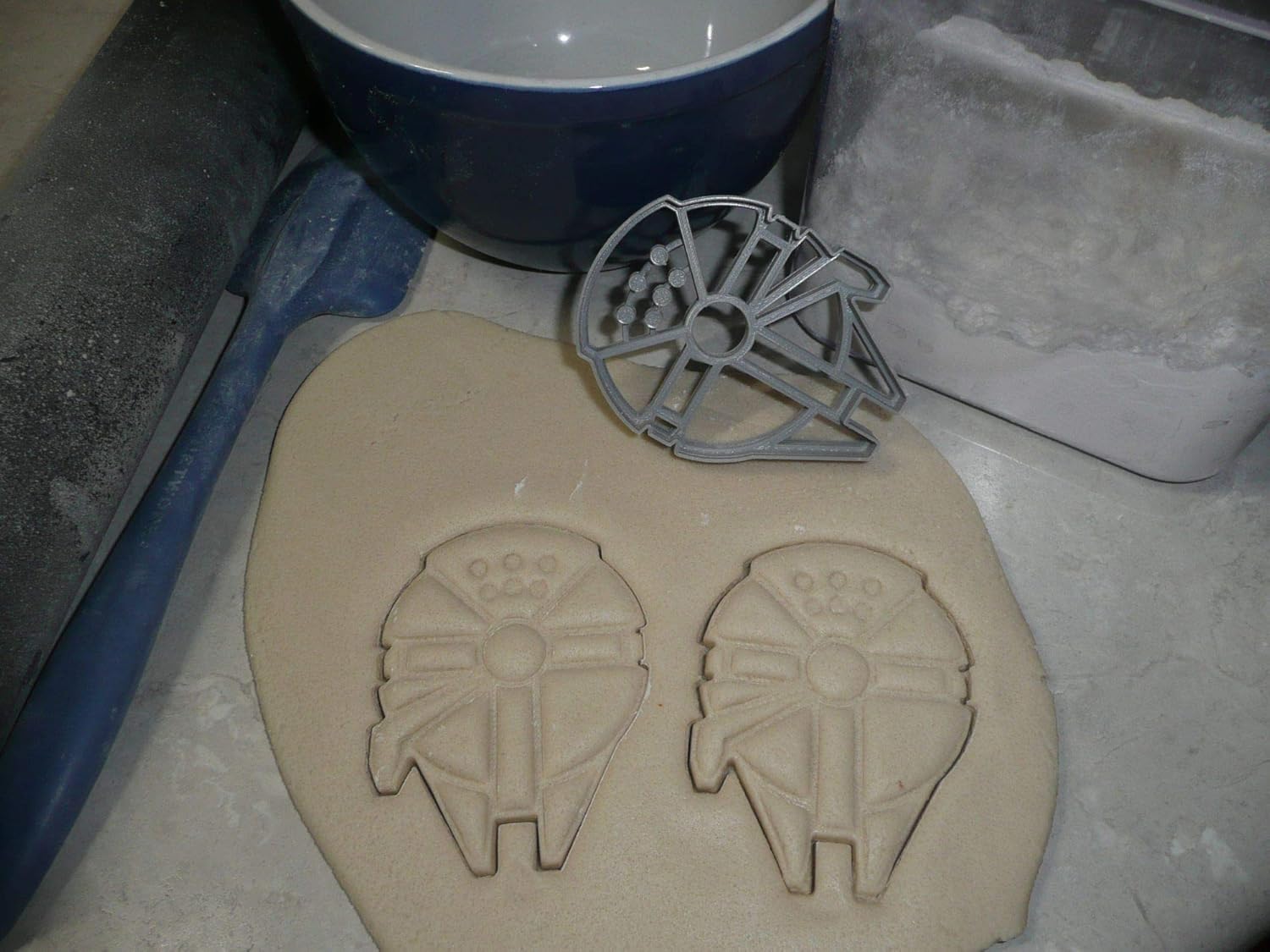 Millennium Falcon Cookie Cutter 375 Inch Food-Safe Plastic Made in USA
