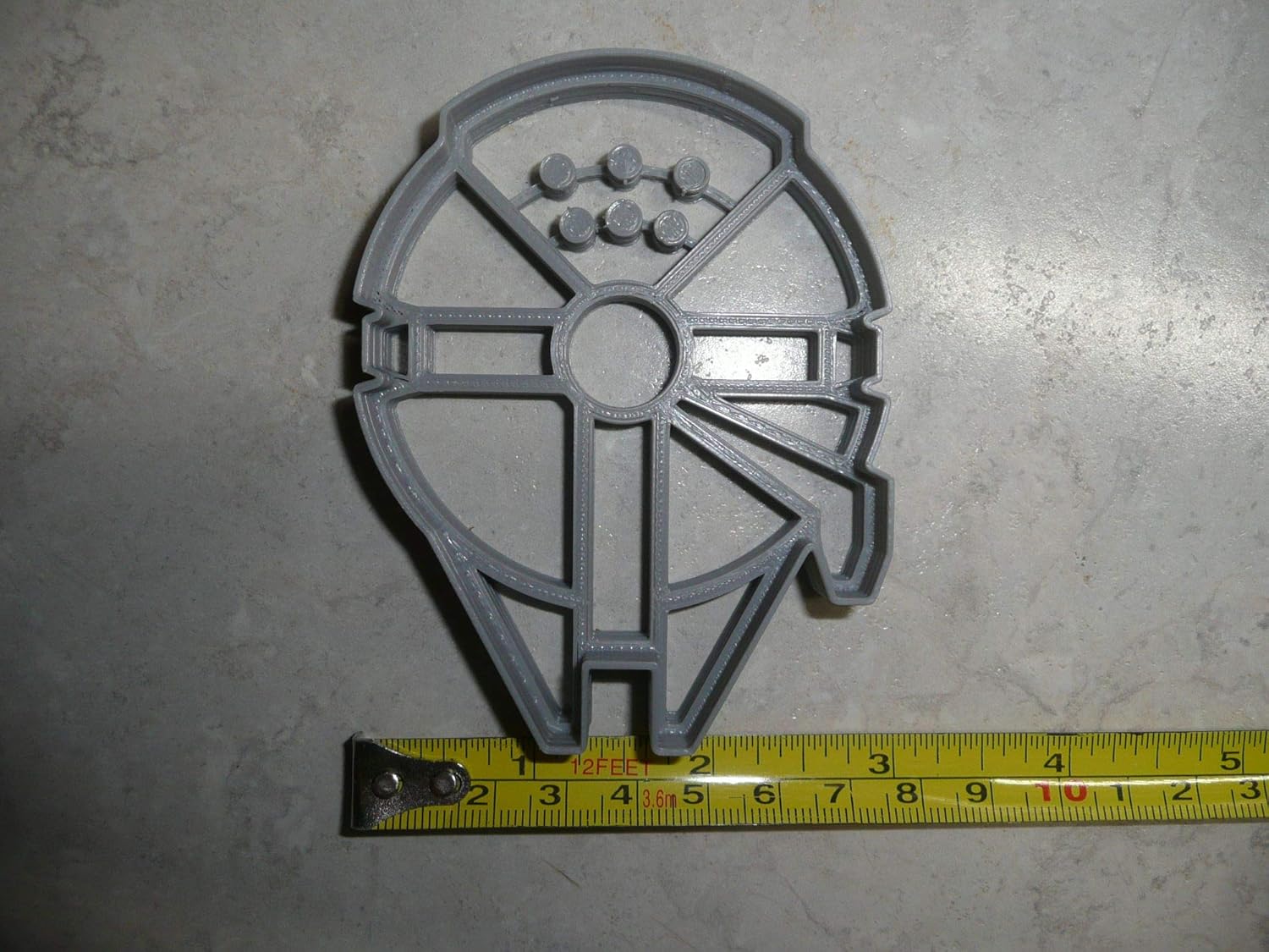 Millennium Falcon Cookie Cutter 375 Inch Food-Safe Plastic Made in USA