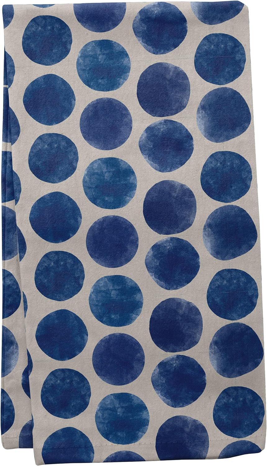 Karma Linen Blend Tea Towel Big Dots