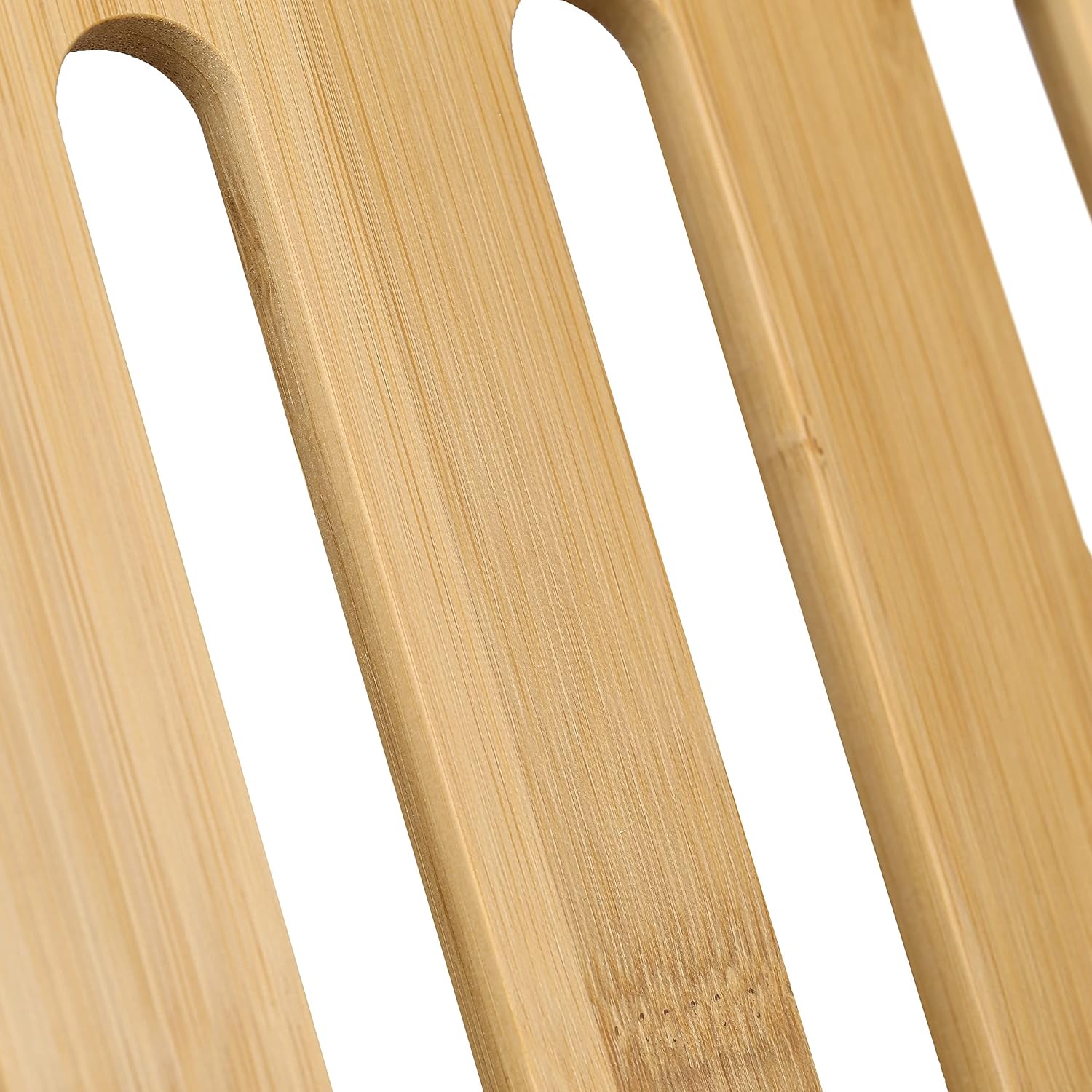 Relaxdays Bamboo Book Stand - 3 Angle Levels Foldable