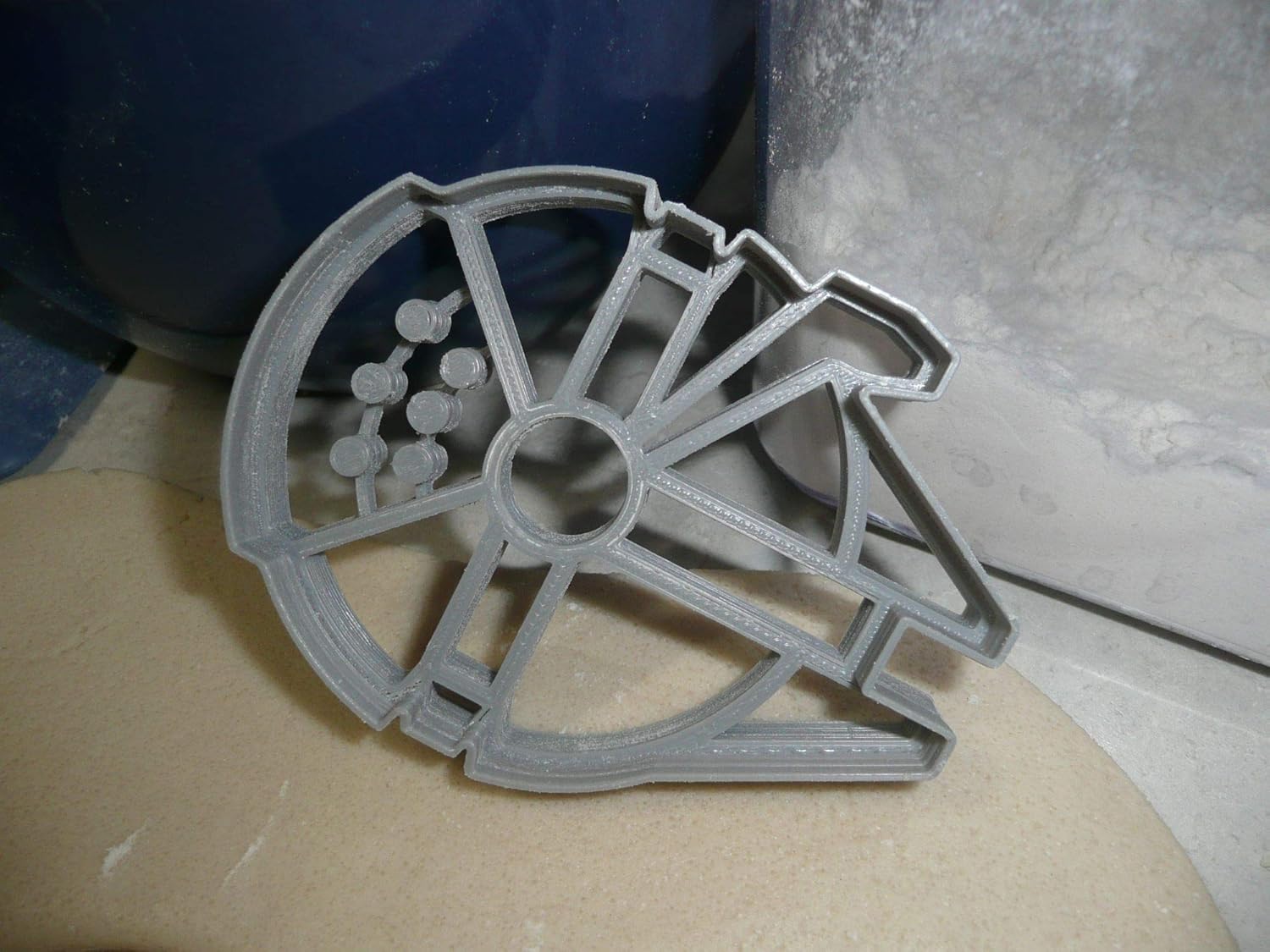 Millennium Falcon Cookie Cutter 375 Inch Food-Safe Plastic Made in USA