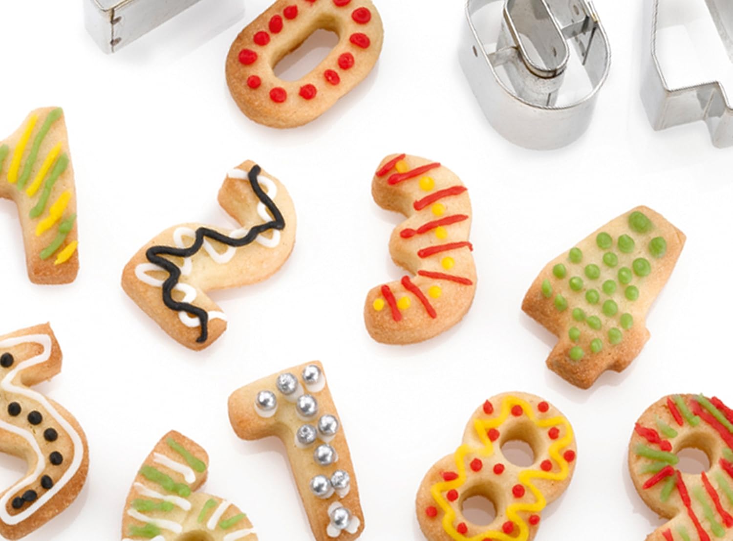 Lets Make Number Cookie Cutter Set for Kids 9 Pieces 1