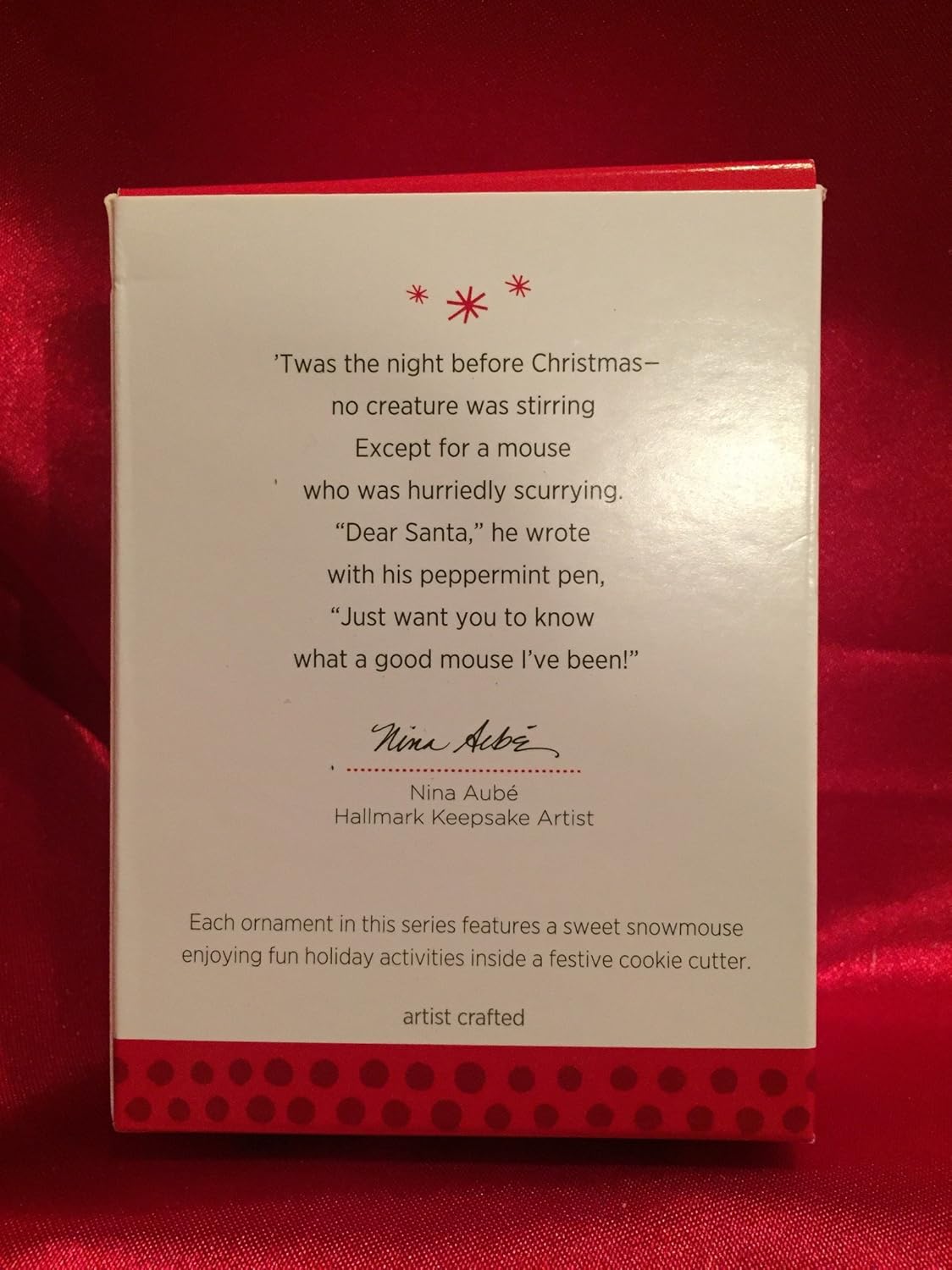 Hallmark 1 X Cookie Cutter Christmas 2 Series 2013 Ornament