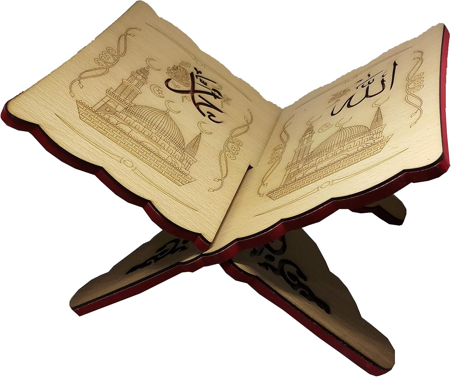 Wooden Quran Rehal Book Stand Foldable Display Holder