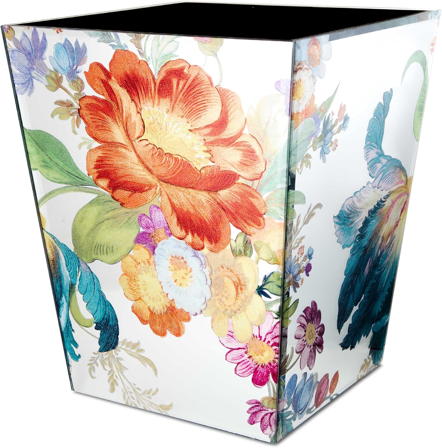 MACKENZIE-CHILDS Flower Market Waste Bin Decorative