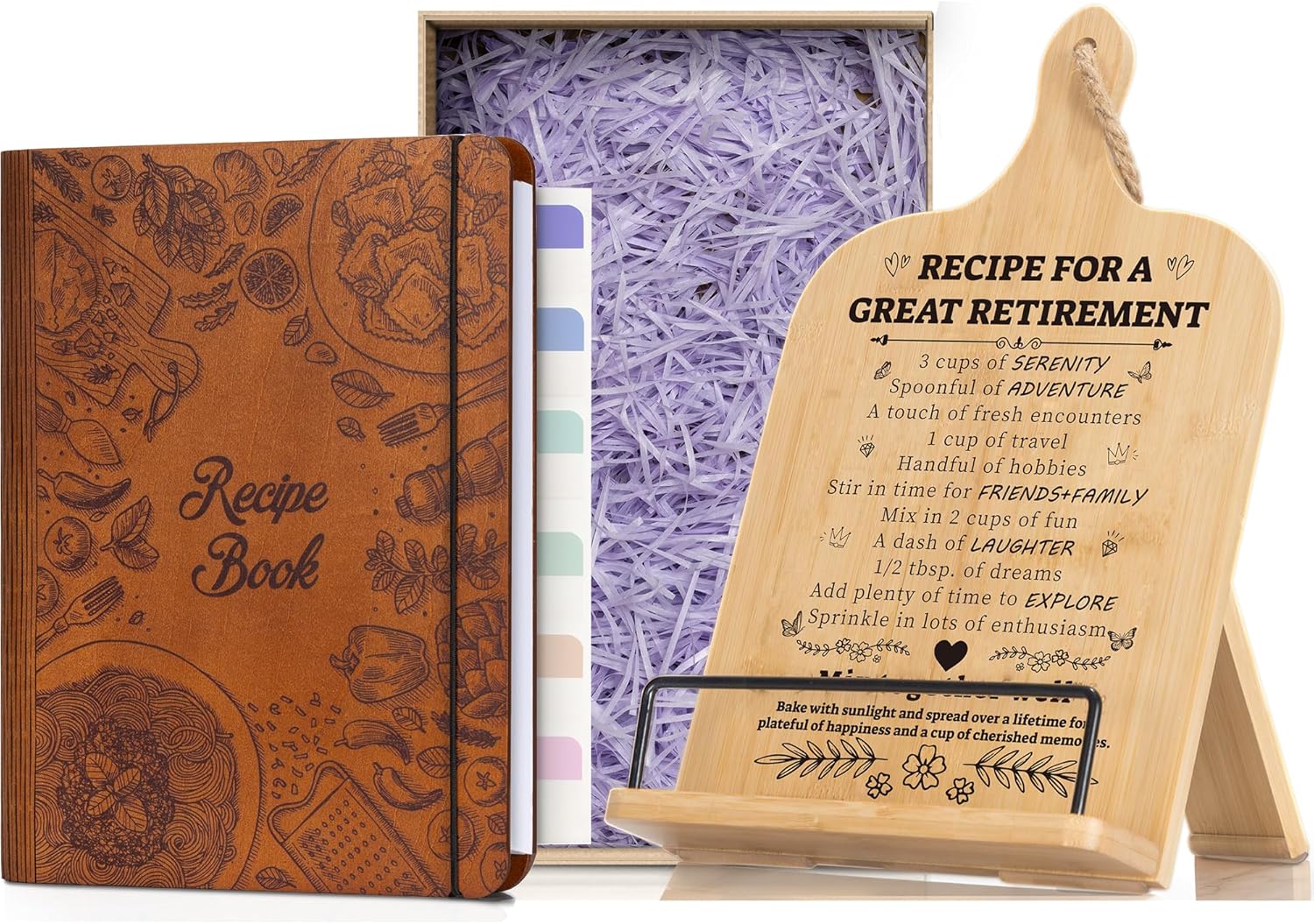Retirement Gift for Woman Cookbook Stand
