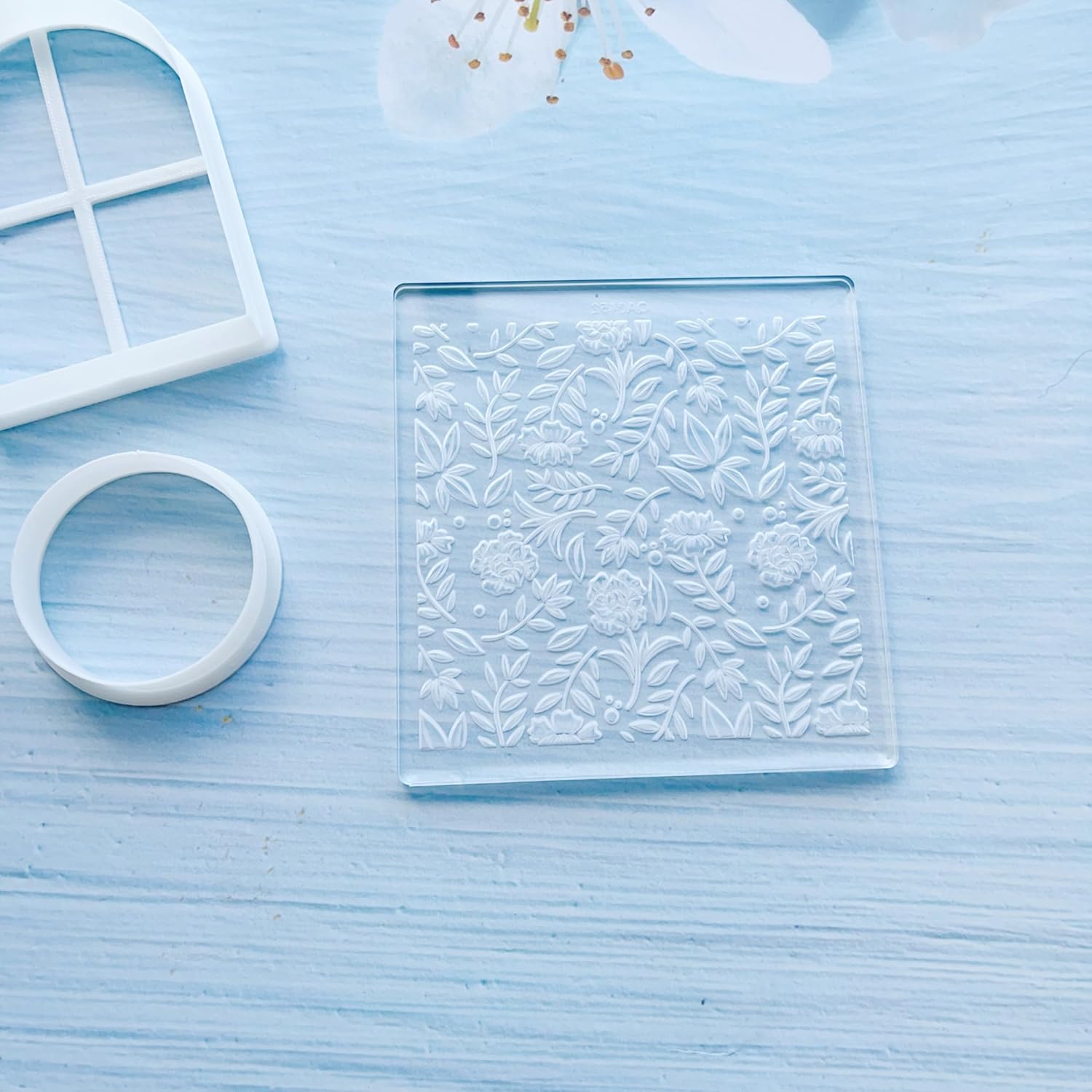 Woodland Leaf Vine Embosser - Cookie Stamp Set