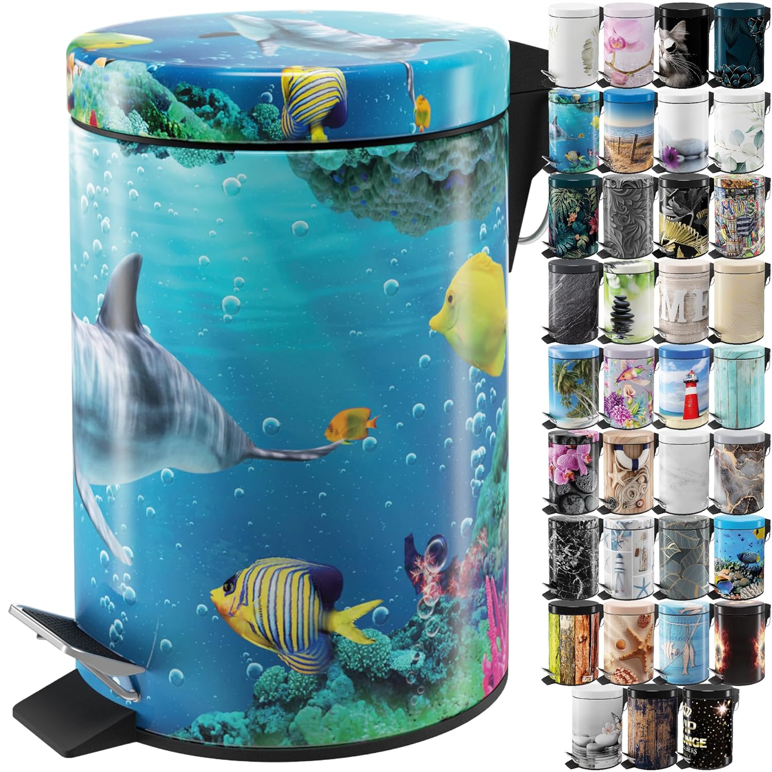Sanilo 3L Trash Can with Soft Close and Inner Bucket