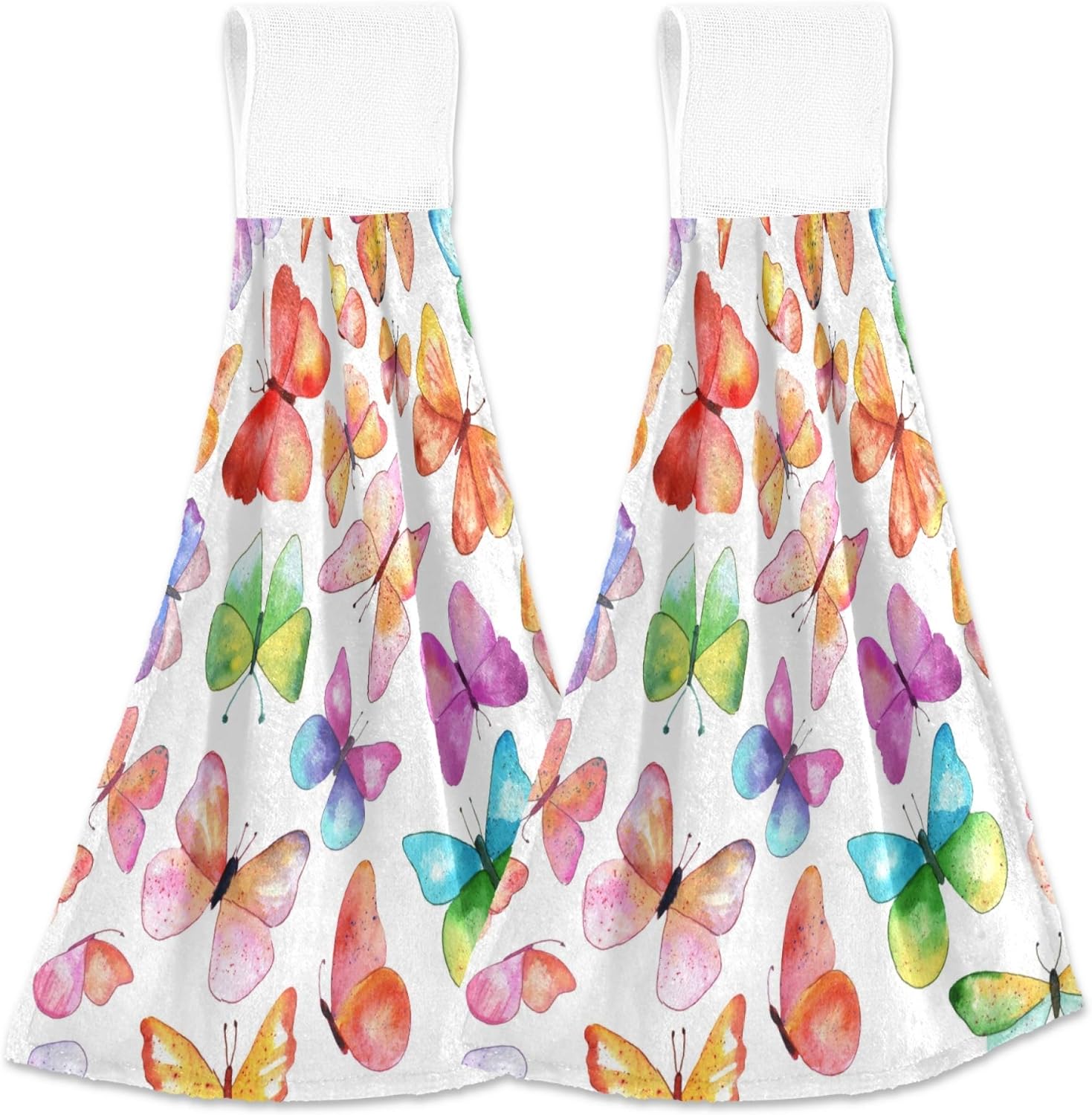 Aslsiy Butterfly Dish Towels Set of 2 1