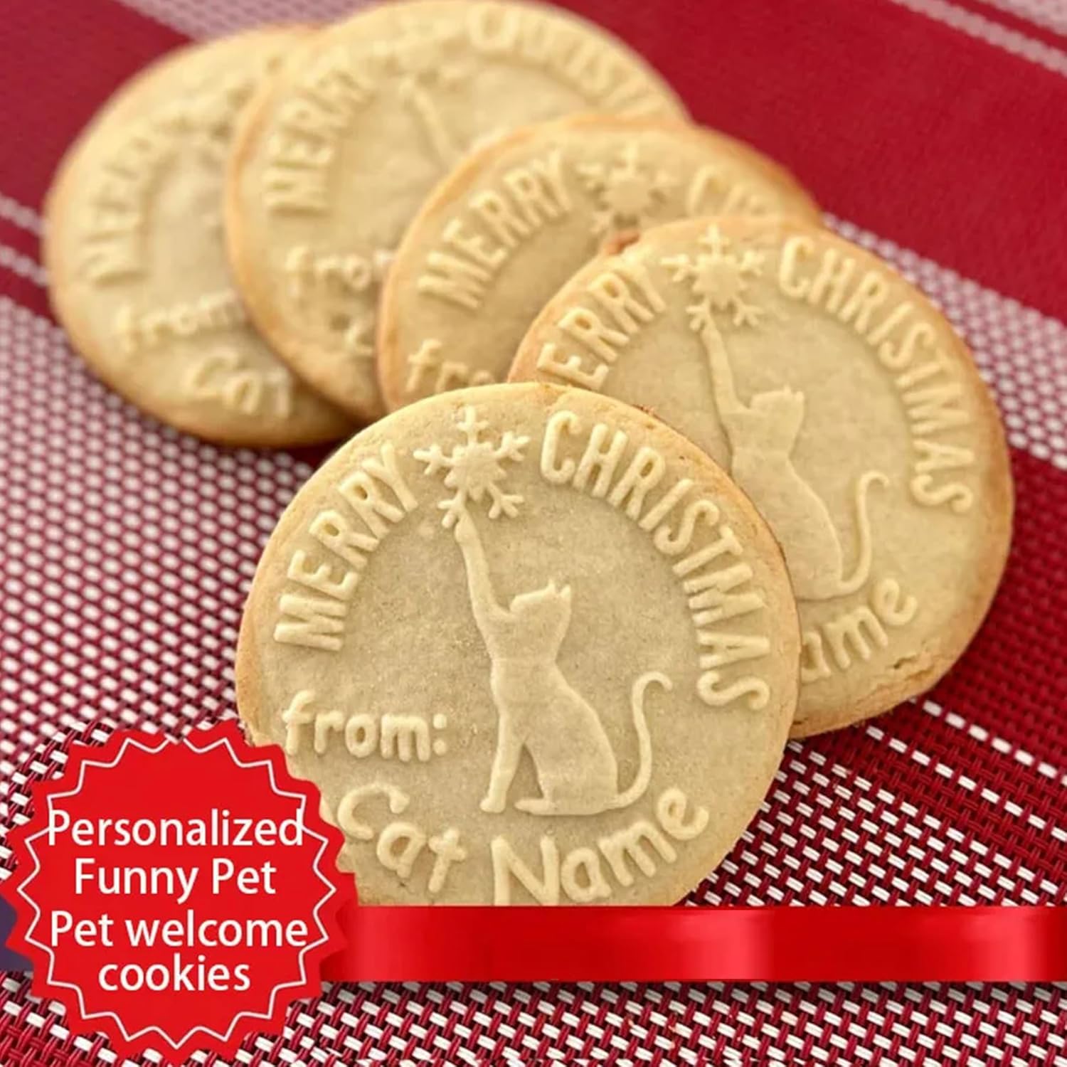 Marryear Custom Pet Name Cookie Stamp Cutter Set