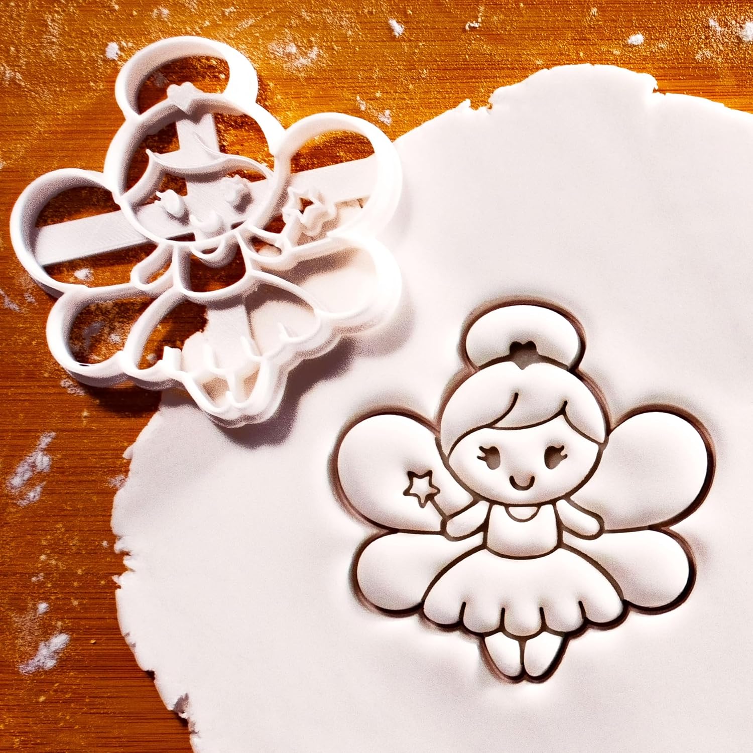Bakerlogy Cute Fairy Cookie Cutter Set