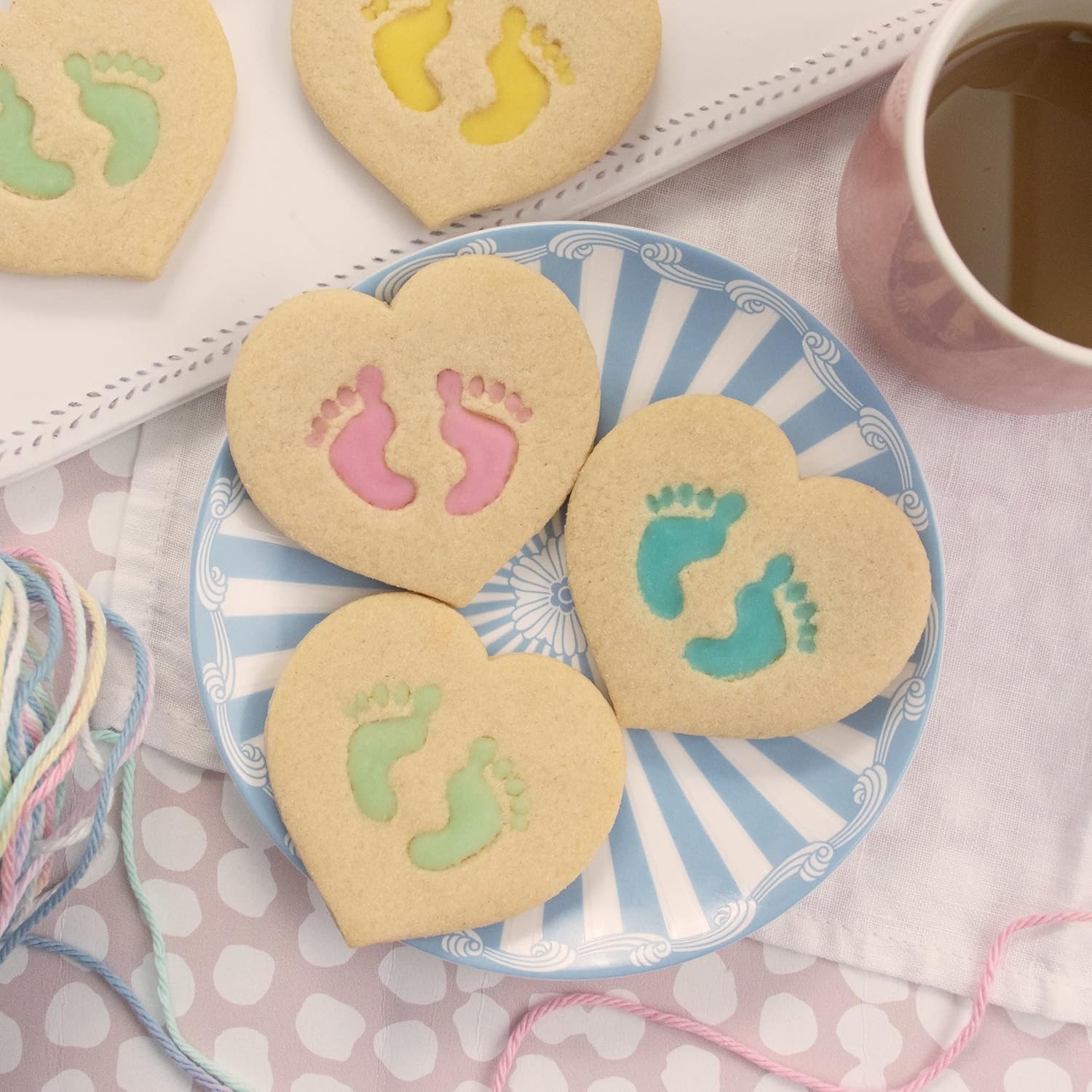 Baby Footprints Cookie Cutter - 1 Piece Bakerlogy