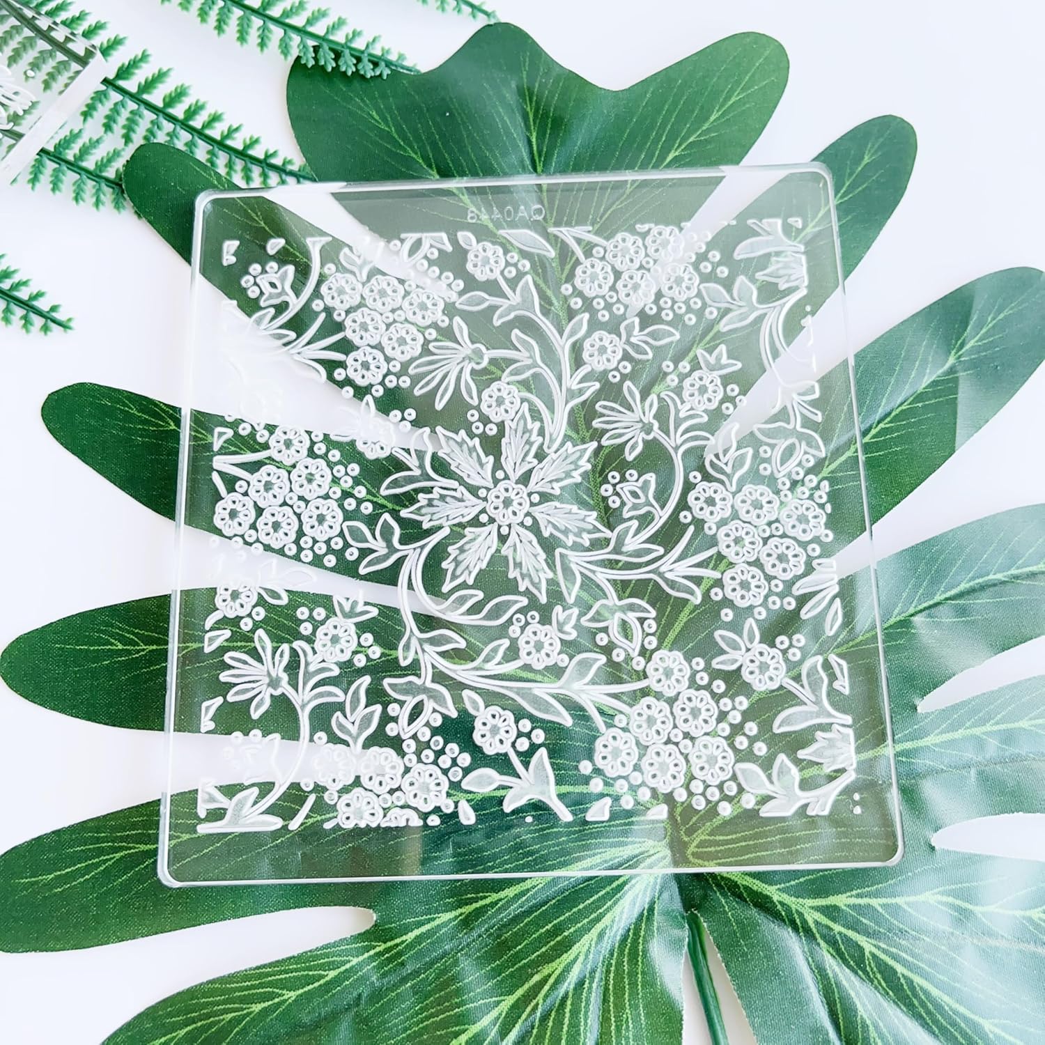 Woodland Leaf Vine Texture Embosser for Cookies