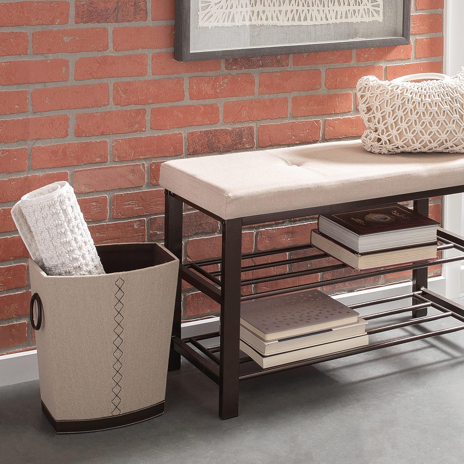 Organize It All Riviere Wastebasket