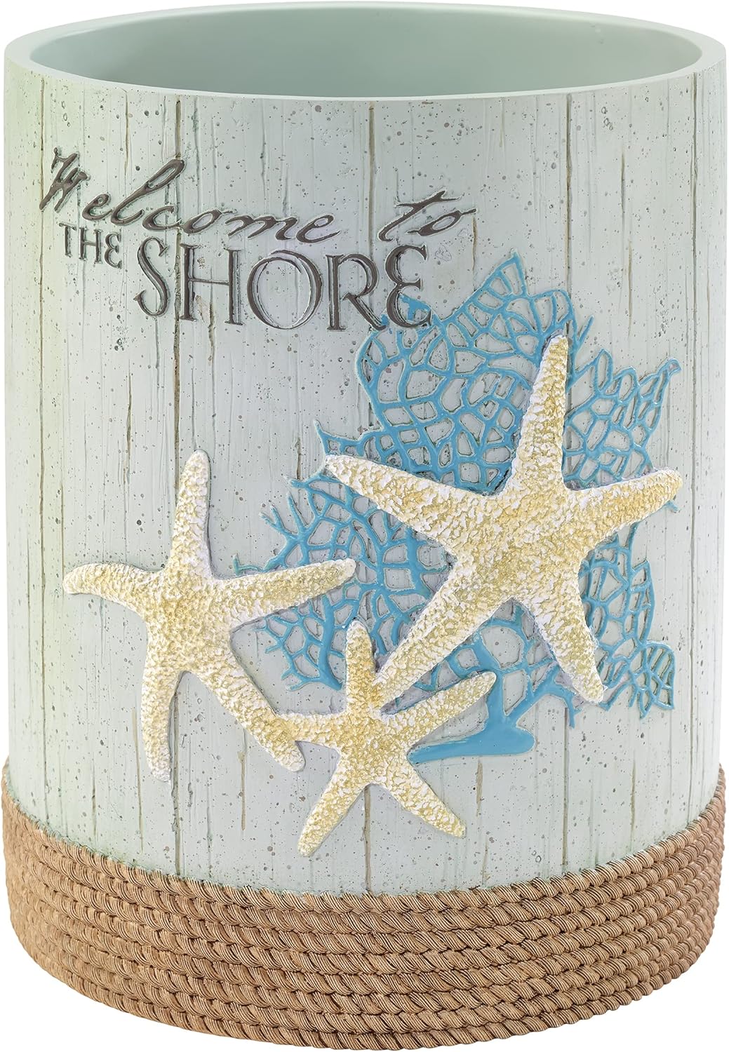 Avanti Linens - Decorative Beachcomber Trash Can
