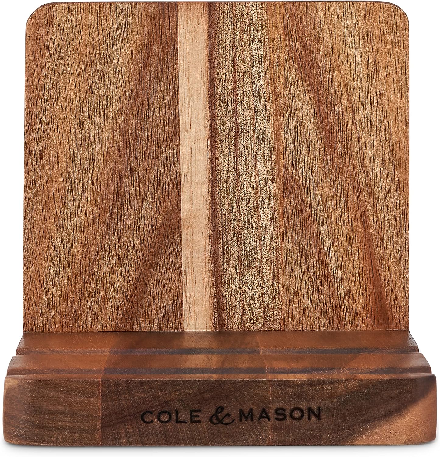 Cole Mason Acacia Wood Cookbook Stand with Tablet Holder